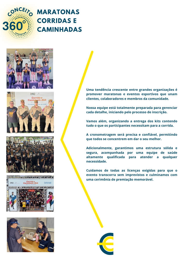 Eventos Esportivos Experimento  Eventos